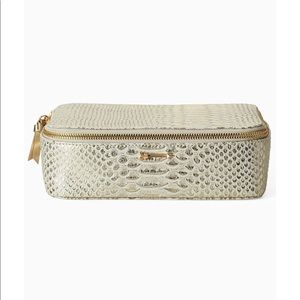 NEW Stella & Dot Gold Scaled Jewelry Case